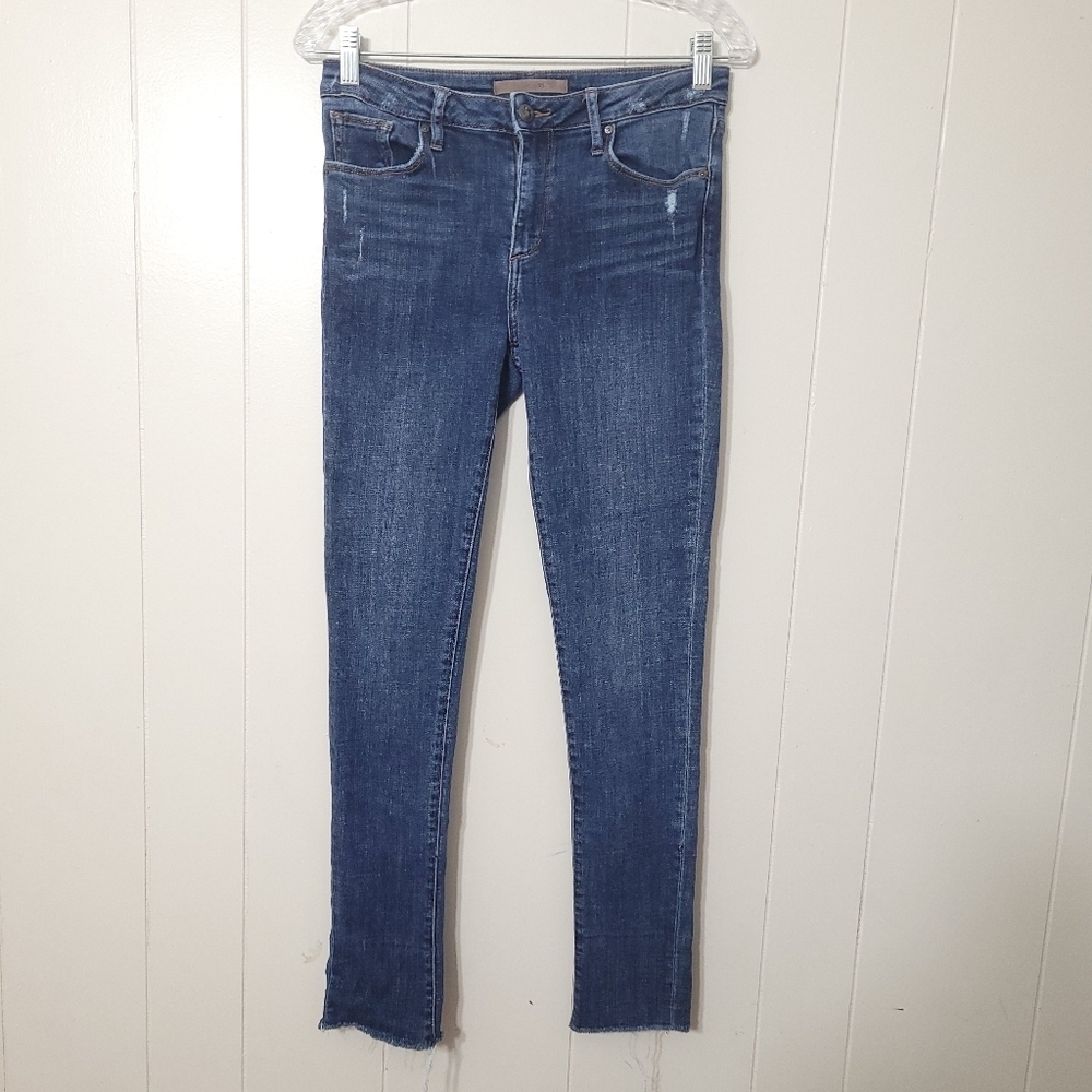 Joe’s Jeans Women’s Skinny Jeans Blue Raw Hem Size 29
